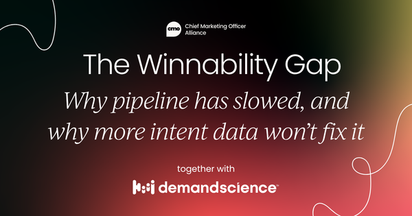 The winnability gap: Why pipeline has slowed, and why more intent data won’t fix it